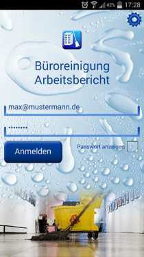 App zur online Auftragserfassung für Arbeitsbericht