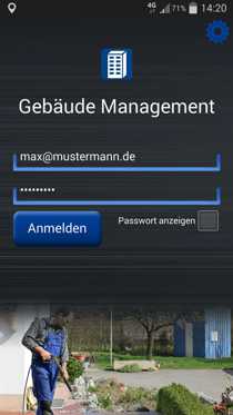 App zur online Auftragserfassung im Gebäudemanagement