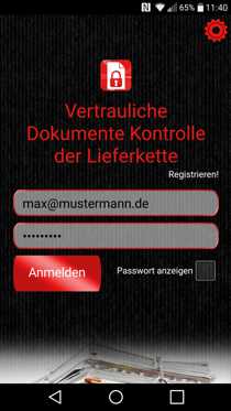 App zur online Auftragserfassung für Lieferschein