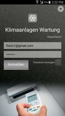 App zur online Auftragserfassung für Wartungsprotokoll